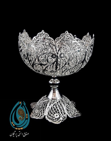 فروش کاسه آجیل 8 پر ملیله کاری