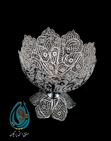 قیمت کاسه آجیل خوری زیبا ملیله کاری شده