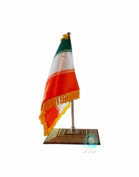 قیمت مناسب پایه پرچم خاتم کاری شده