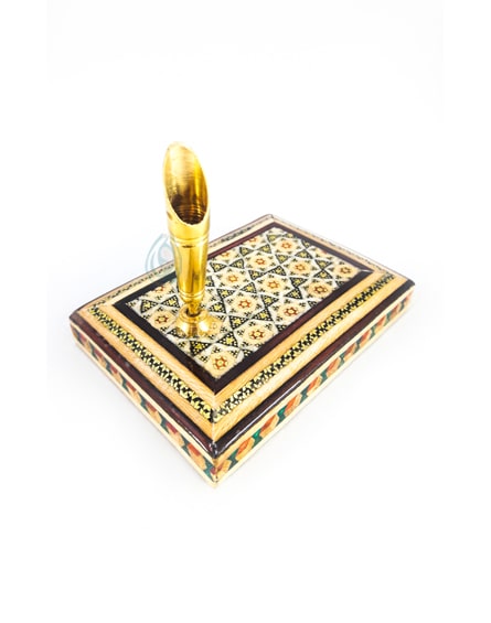 جا قلمی طرح خاتم کاری اعلا تکی در پرتیکان آرت