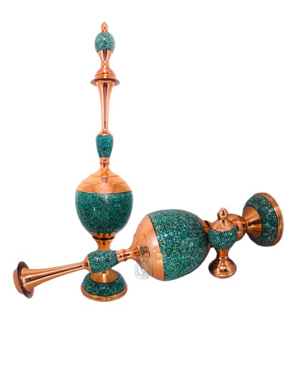 ست تنگ شاهی بزرگ فیروزه کوبی شده در پرتیکان آرت با کیفتی متفاوت ، بی نظیر و قیمت مناسب