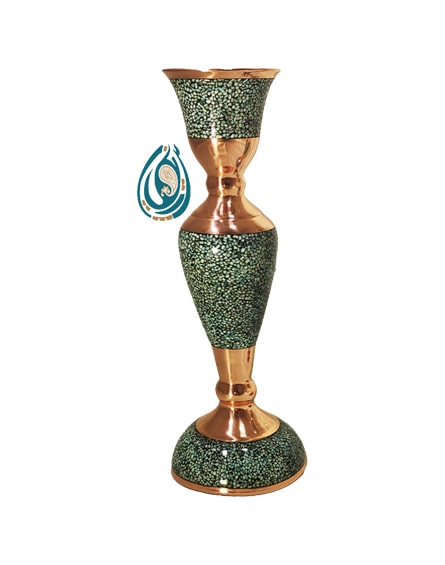 شمعدان بزرگ مس و پرداز